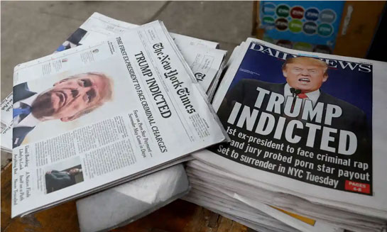 Trump Indicted Newspapers