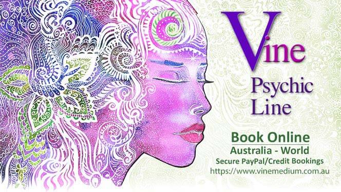 Melbourne Psychic Readings - About Vine Psychic, Clairvoyant Medium, Australia