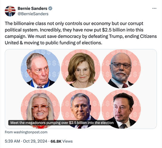 We are being manipulted by billionaires