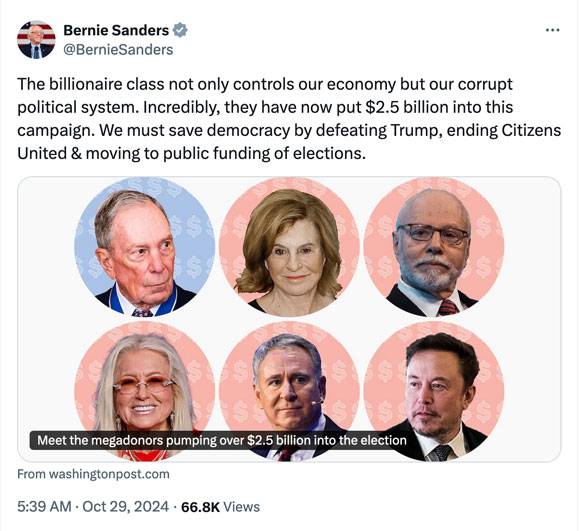 We are being manipulted by billionaires