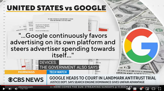 United States vs Google