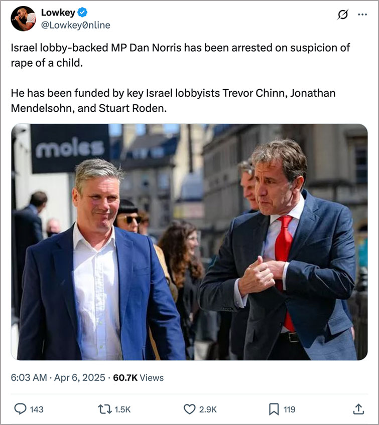 Politician arrested