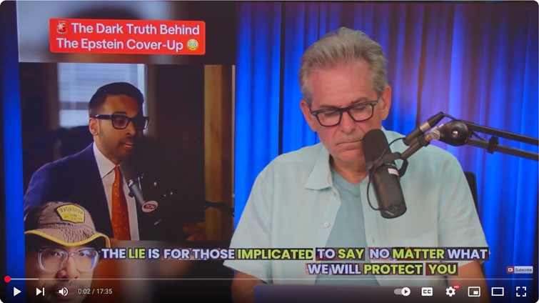 Dark Truth Behind Epstein Cover Up - YouTube Video