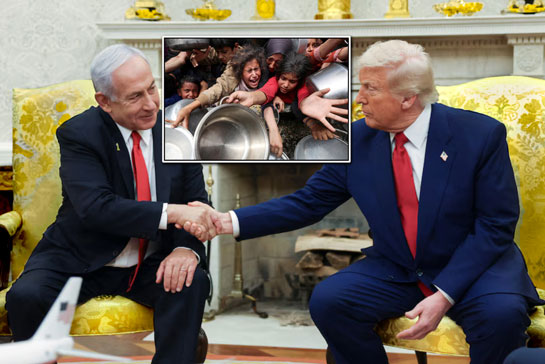 Trump, Netanyahu and starving children